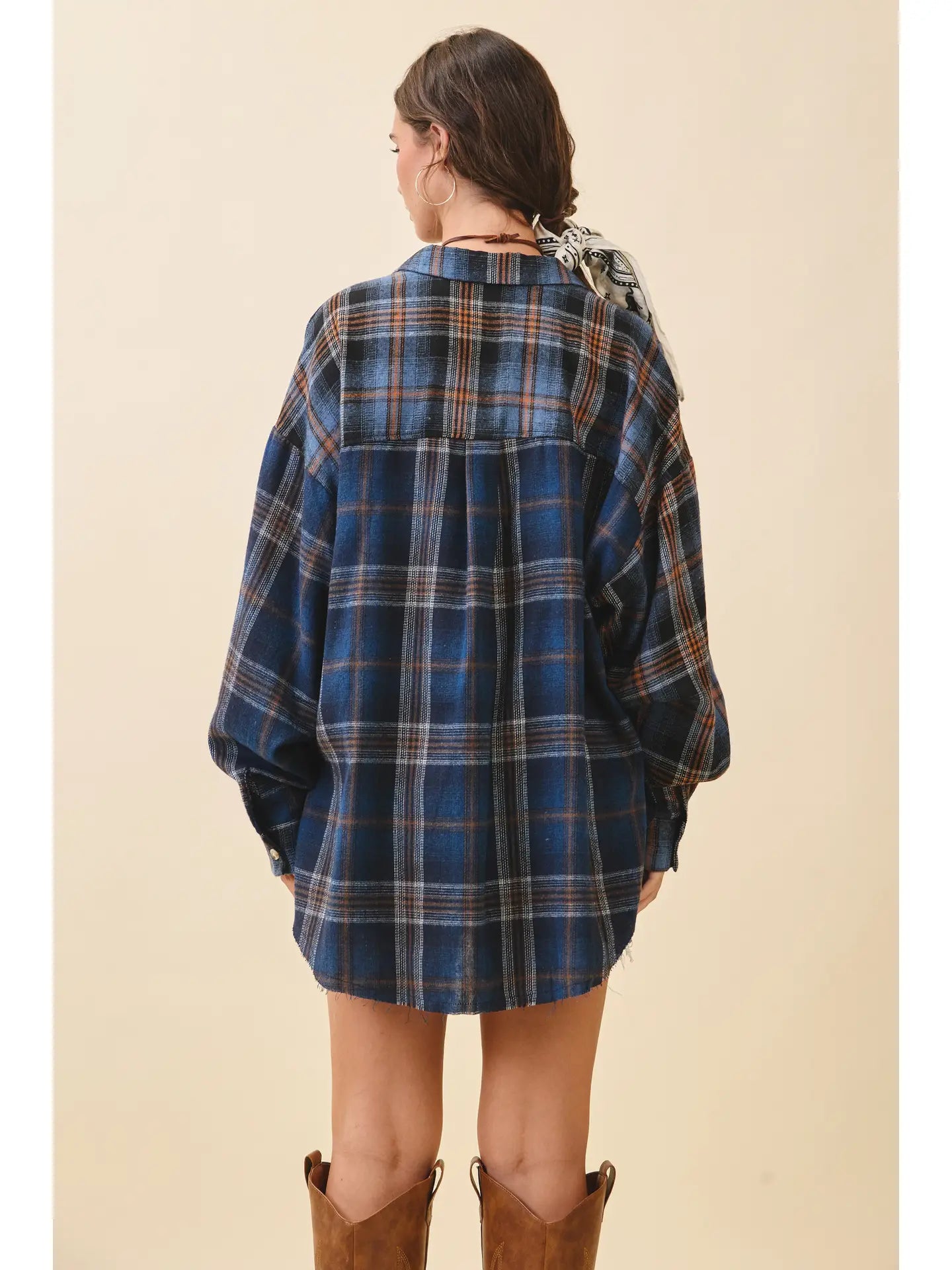 Kambrie Plaid Flannel Shirt