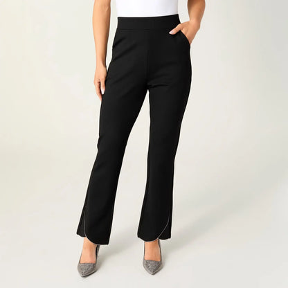 Baby Flare Pant with Rhinestone Tulip Hem
