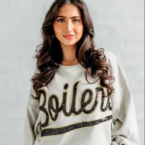 Purdue Slouchy Drop Shoulder Crewneck