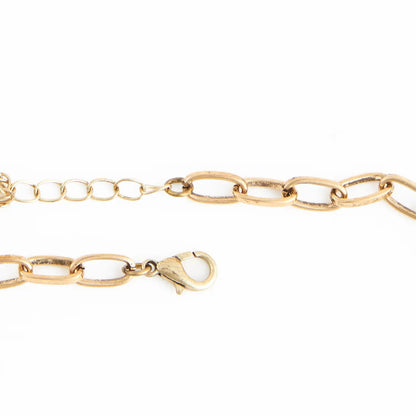 Tate Hammered Textured Pendant Necklace