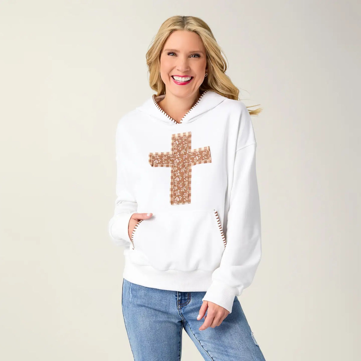 Cross Hooded Sweatshirt