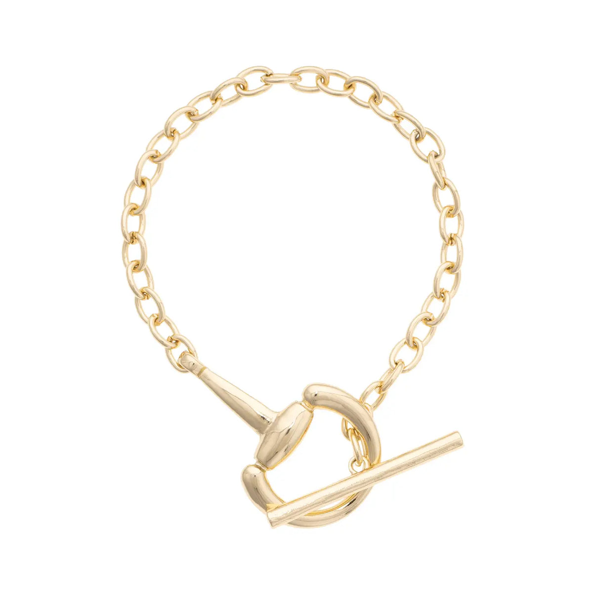 Baxter Chunky Horsebit Toggle Bracelet