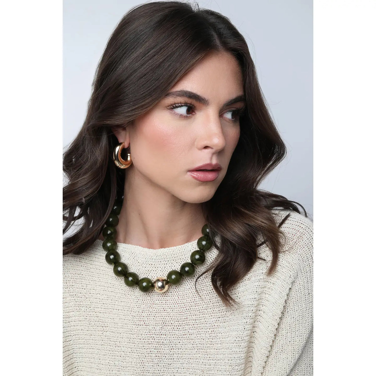 Marjorie Fall Beaded Necklace