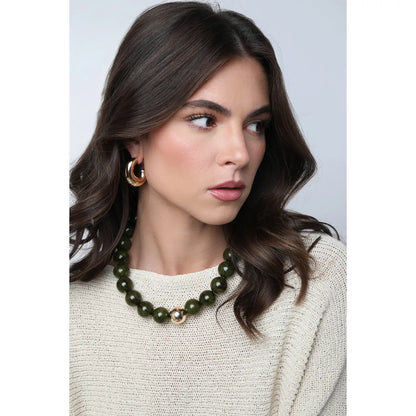 Marjorie Fall Beaded Necklace