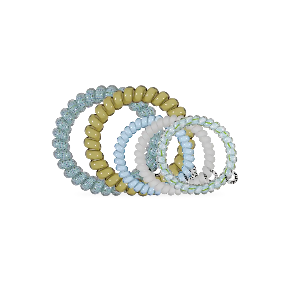 Spiral Hair Coils | Bay Breeze | Mixed