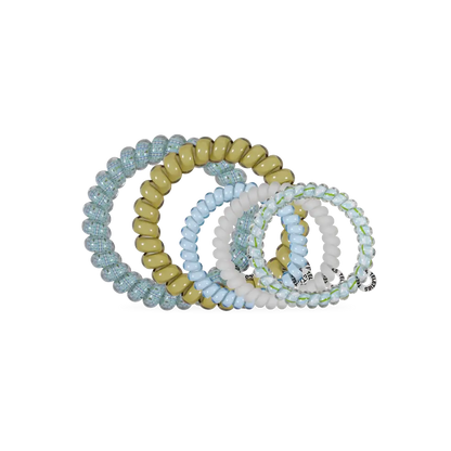 Spiral Hair Coils | Bay Breeze | Mixed