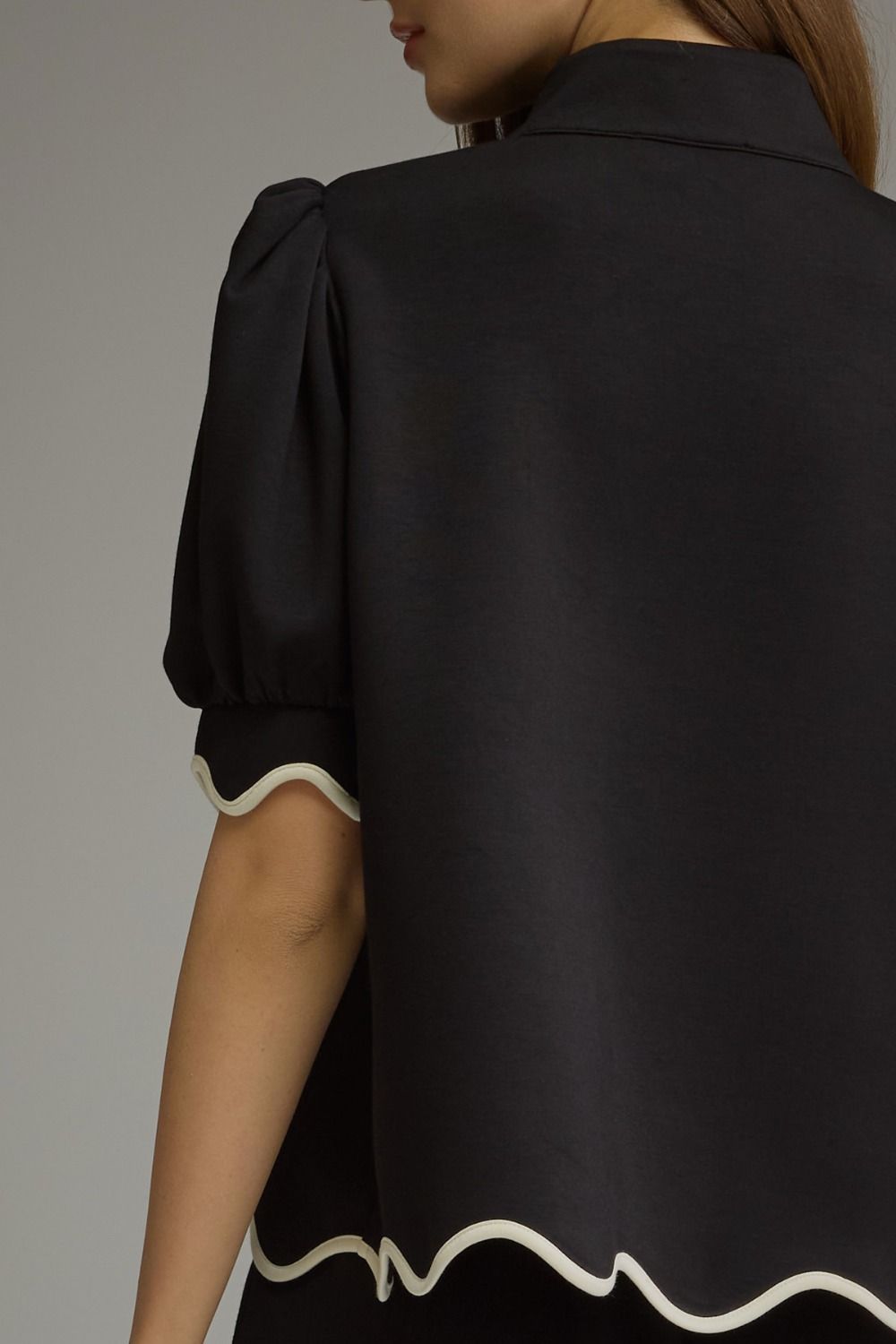 Short Puff Sleeve Top