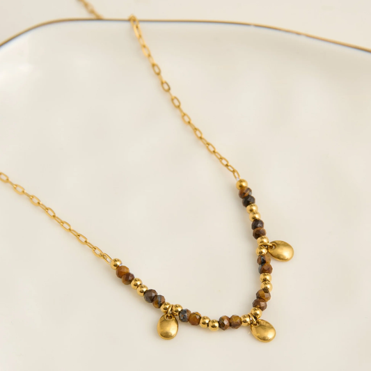 Narelle Tiger's Eye Dainty Necklace
