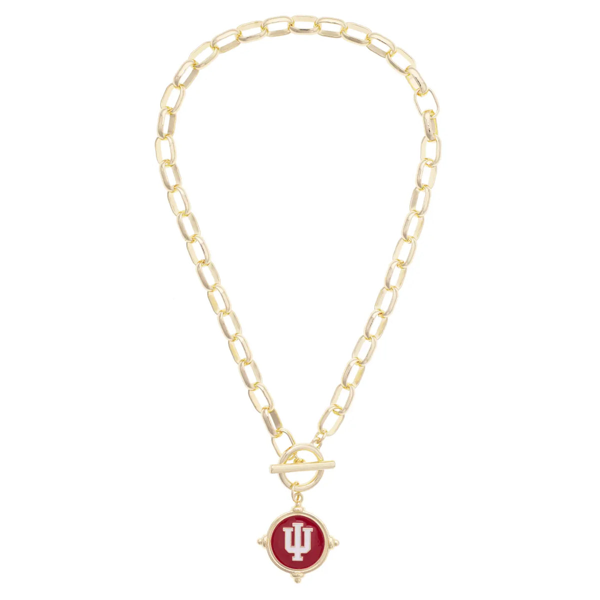Indiana Hoosiers Logo Intaglio Necklace
