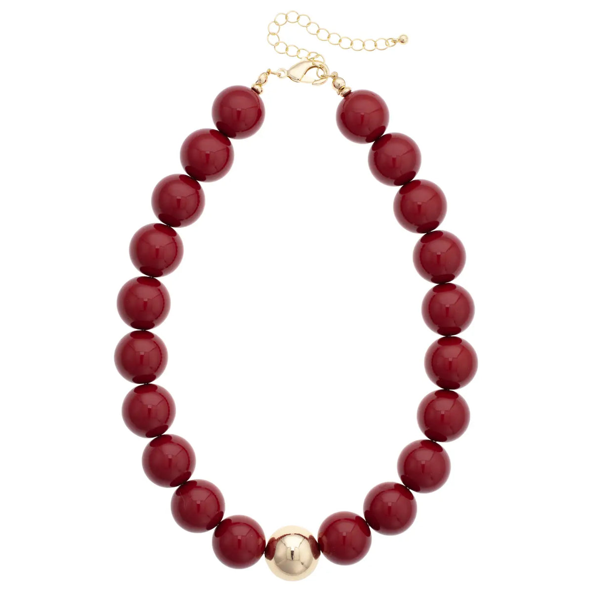 Marjorie Game Day Beaded Necklace