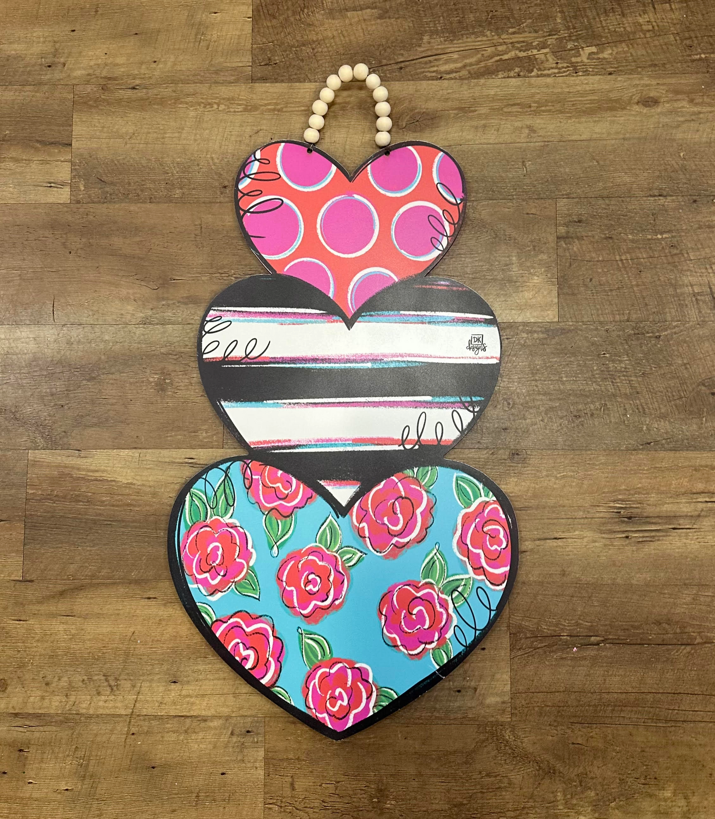 Heart Stack Door Hanger