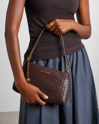 Nova Woven Small Shoulder Bag