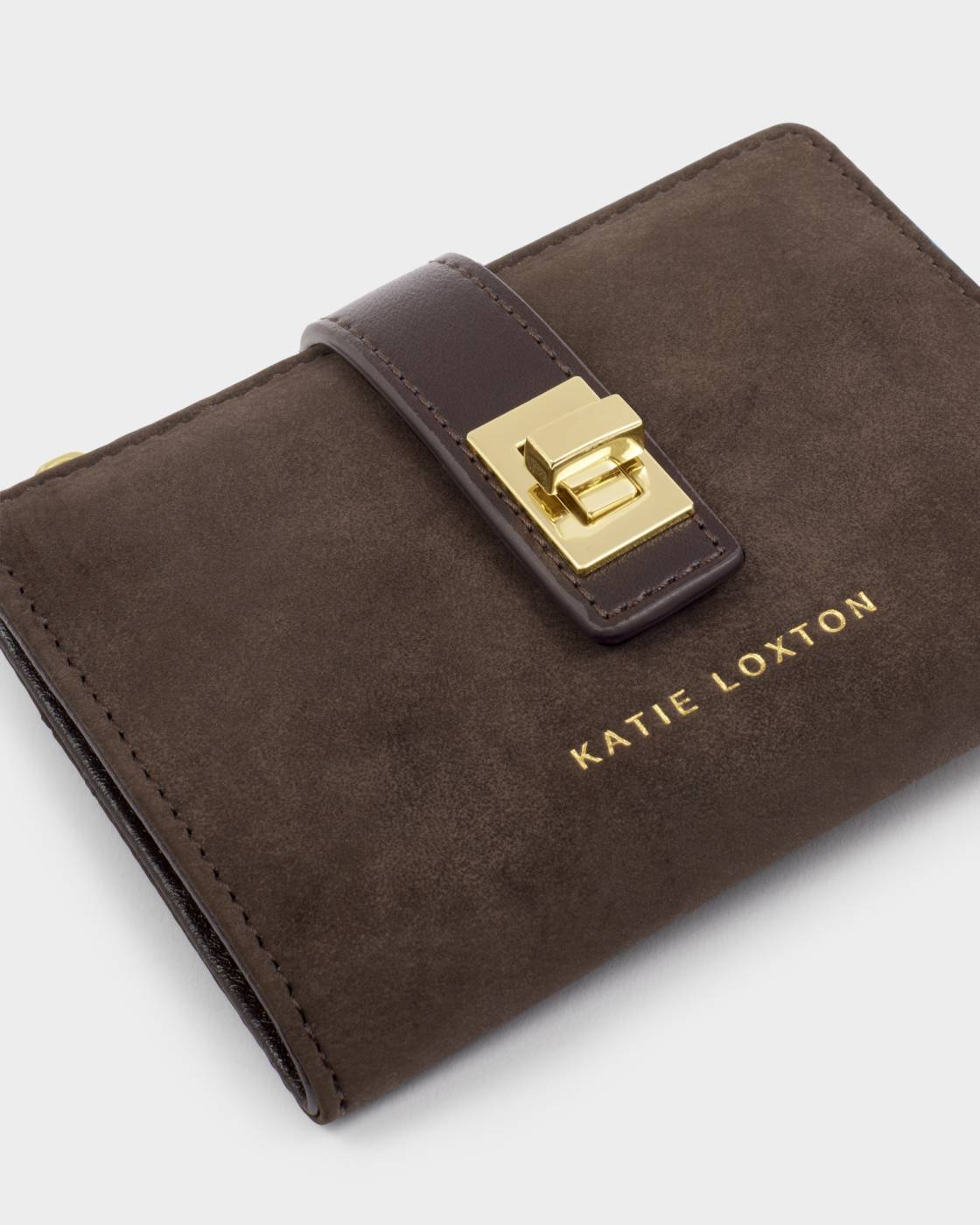 Orin Suedette Twist Lock Wallet