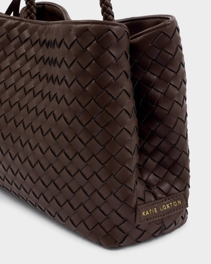 Nova Hand Woven Top Handle Bag