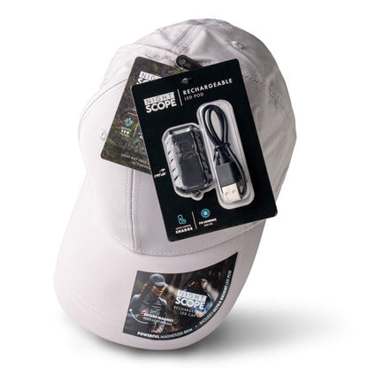 Night Scope MagnaLite Pro Rechargeable LED Cap | 4 Colors Available