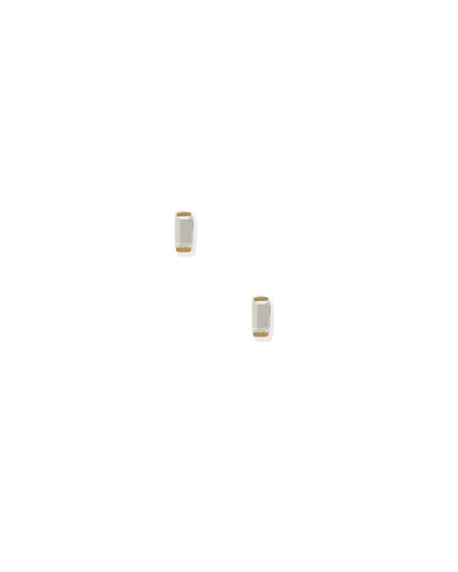 Micro Amber | Screwback Stud Earrings