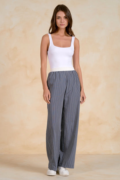 Elastic Waist Band Pants