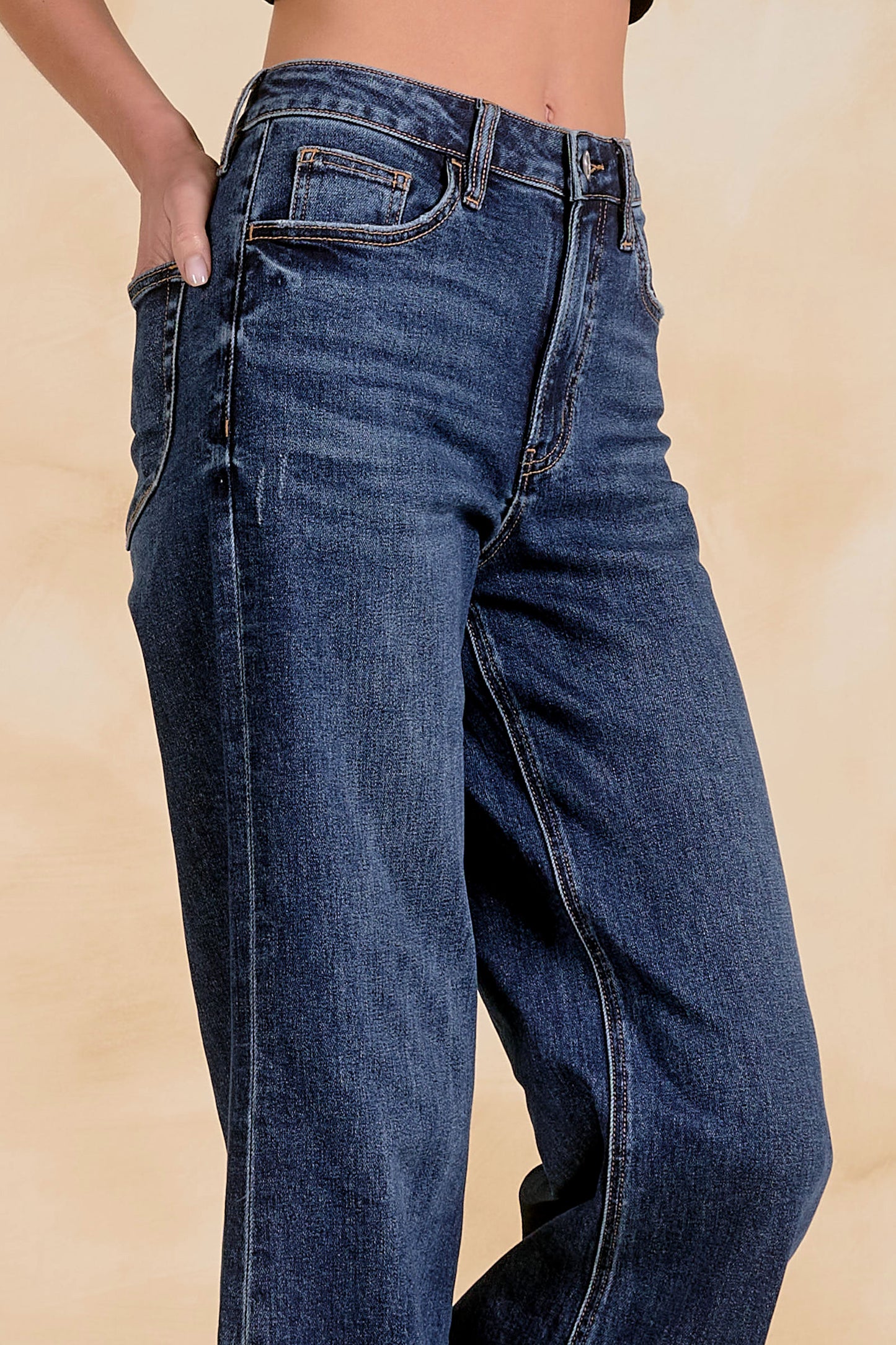 High Rise Wide Leg Jeans
