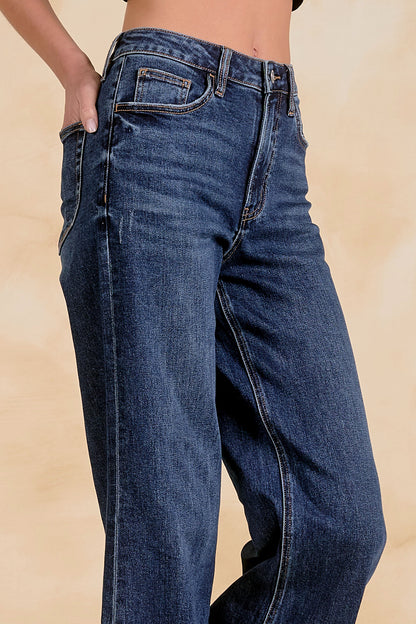 High Rise Wide Leg Jeans