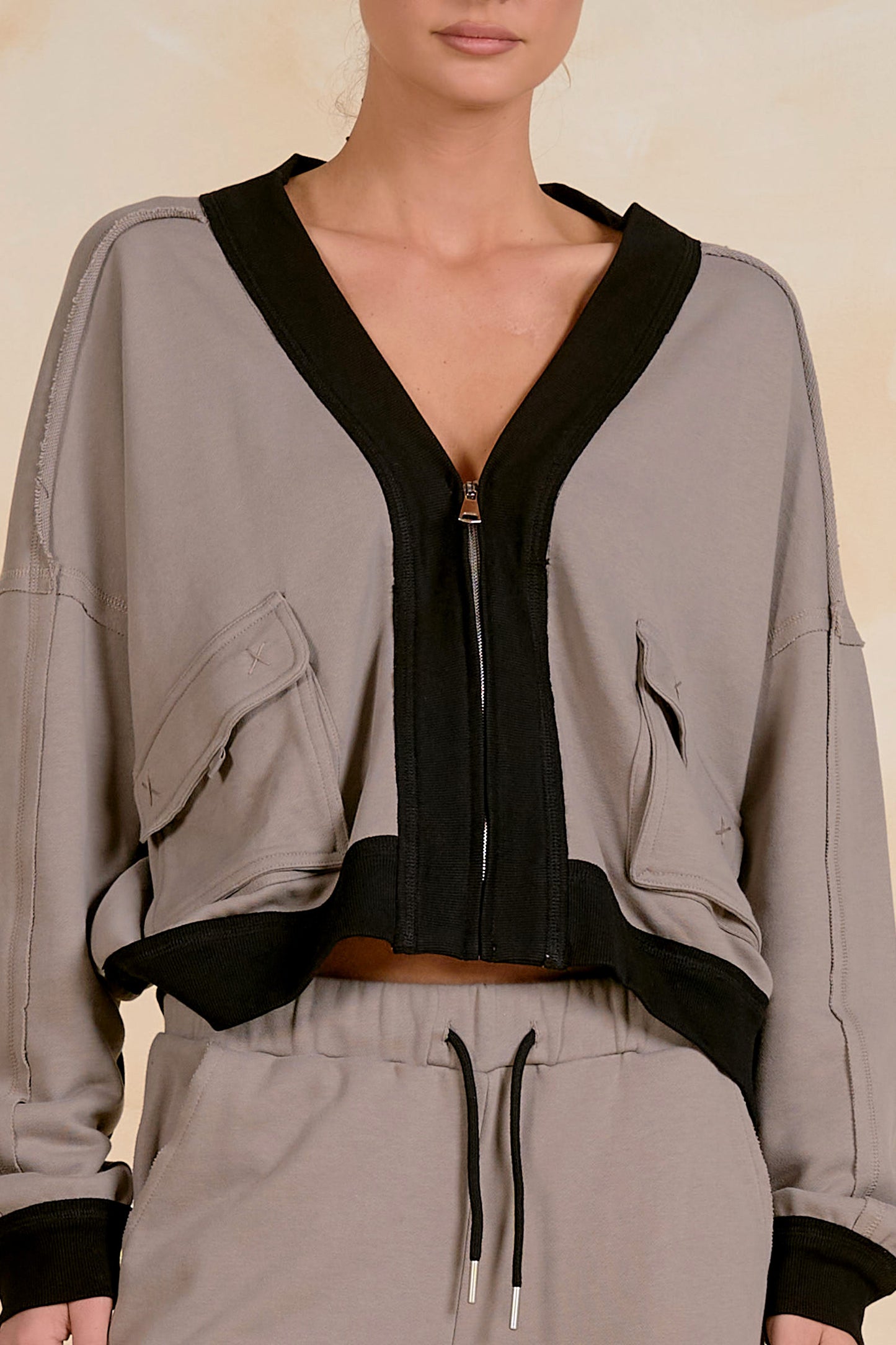Front Pockets Jacket